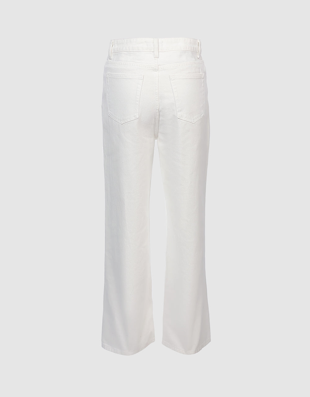 Slit Hem Wide Leg Jeans
