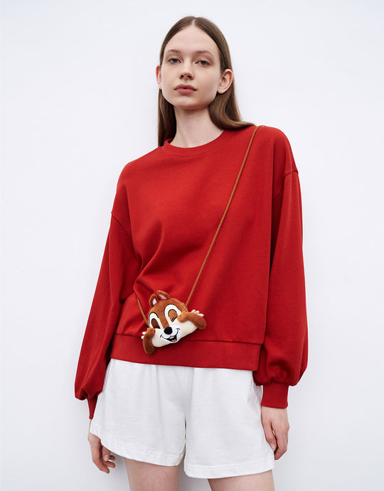 Sweatshirt With Chip 'n' Dale Mini Bag