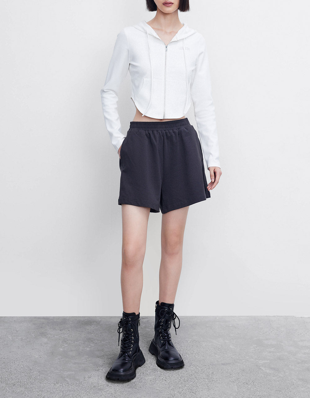 Elastic Waist Shorts