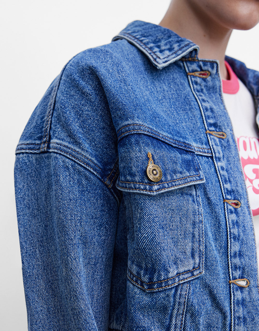 Button Up Denim Jacket