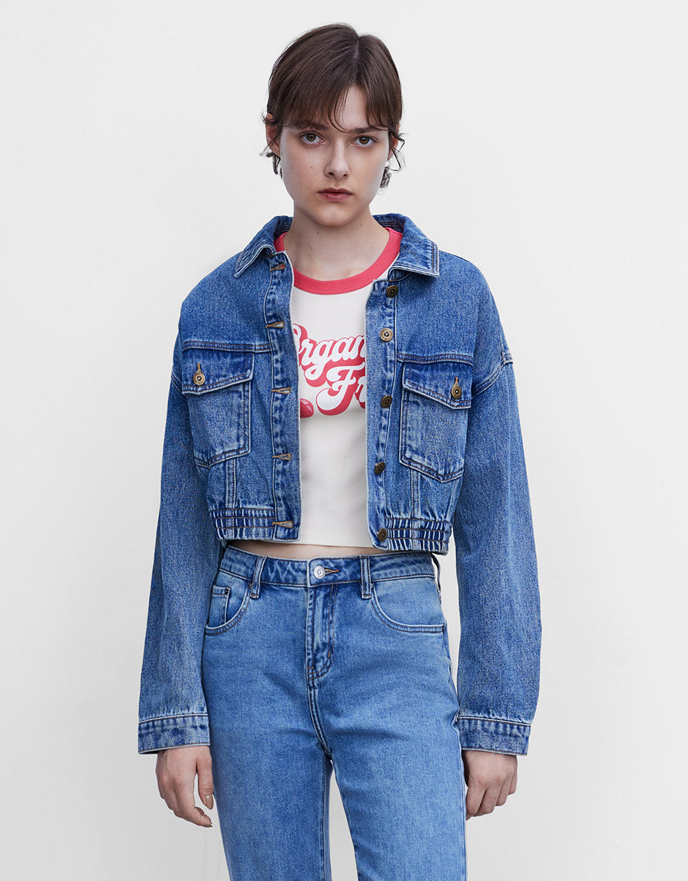 Button Up Denim Jacket