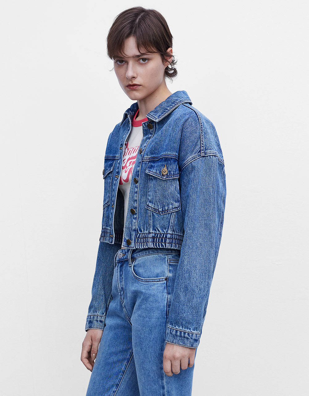 Button Up Denim Jacket