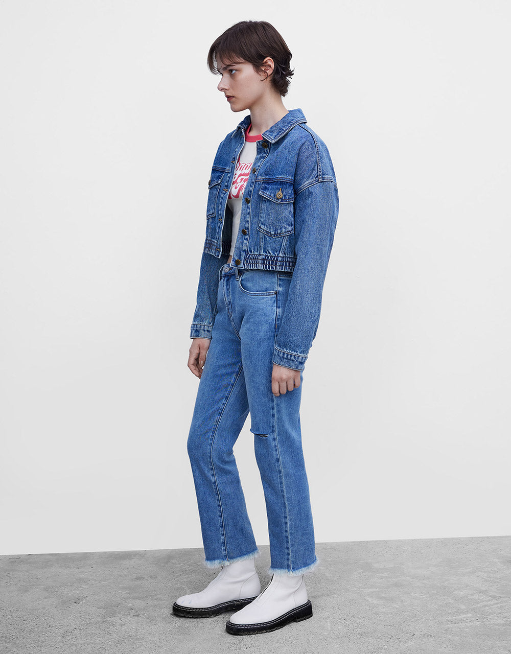 Button Up Denim Jacket