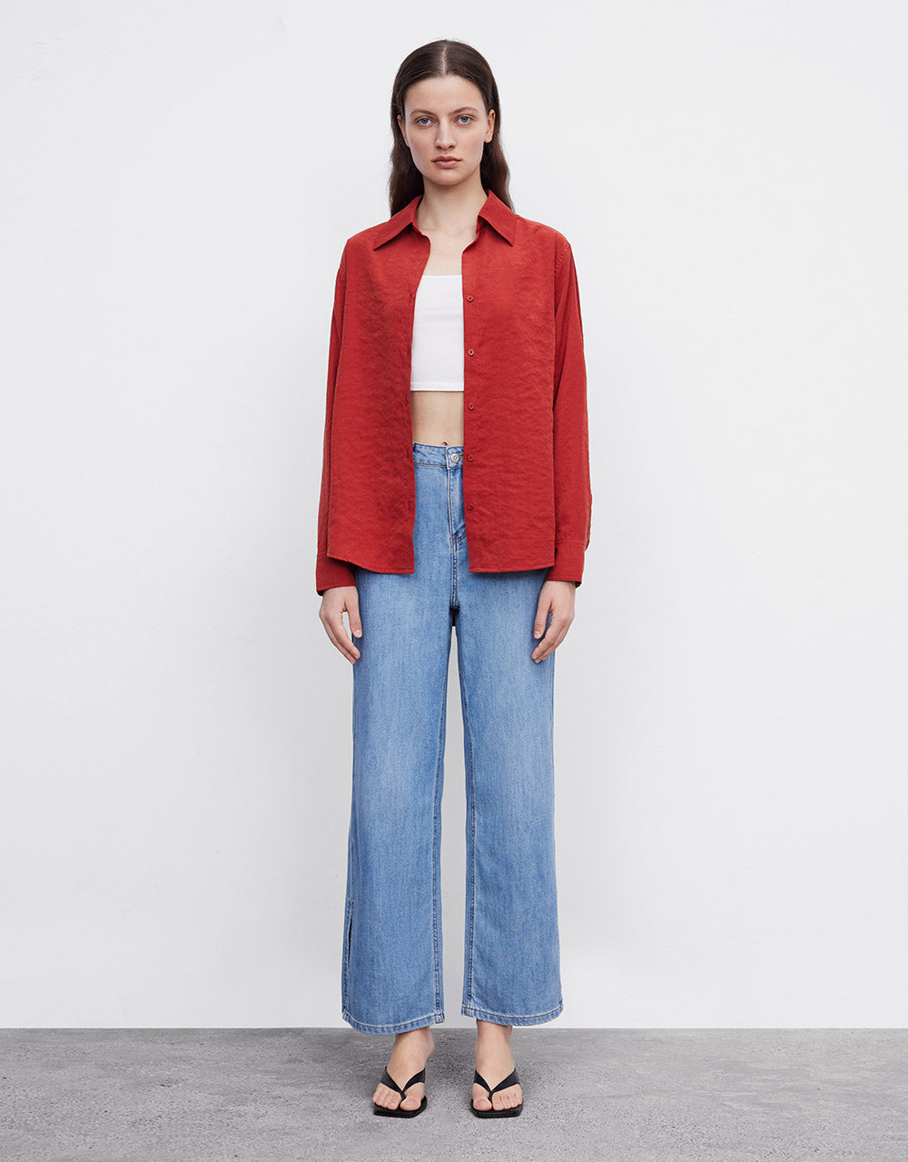 Textured Plain Shirt