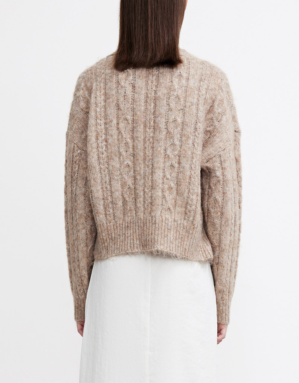 Button Up Cable Knit Cardigans