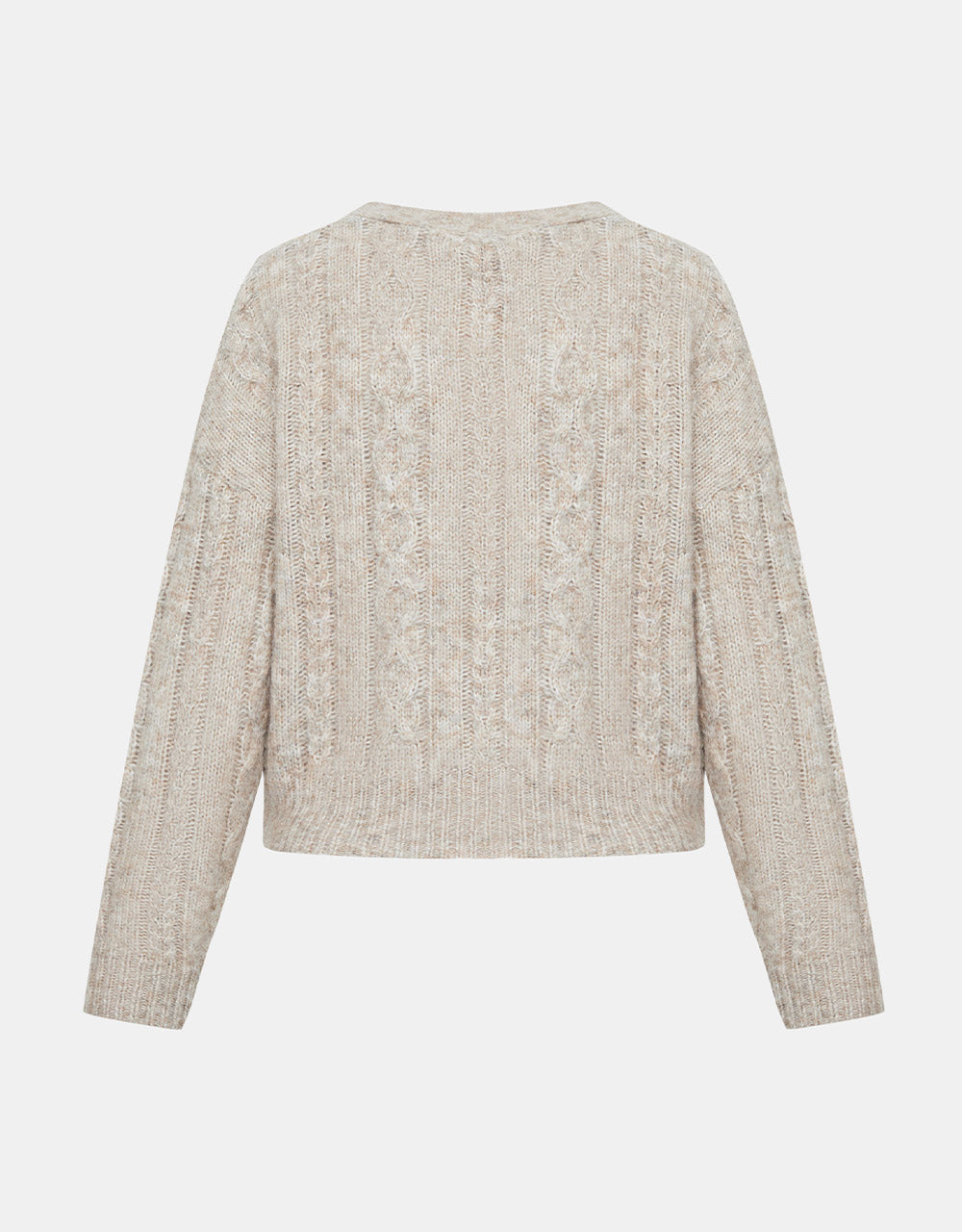 Button Up Cable Knit Cardigans