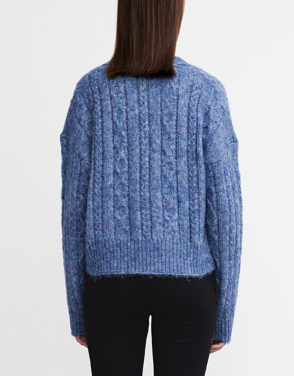 Button Up Cable Knit Cardigans