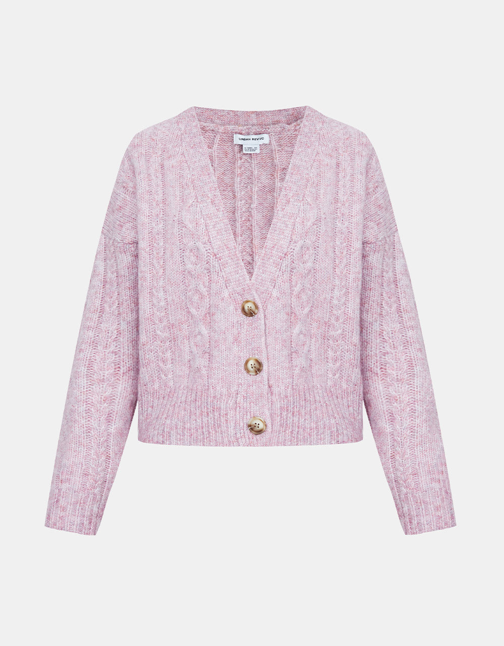 Button Up Cable Knit Cardigans