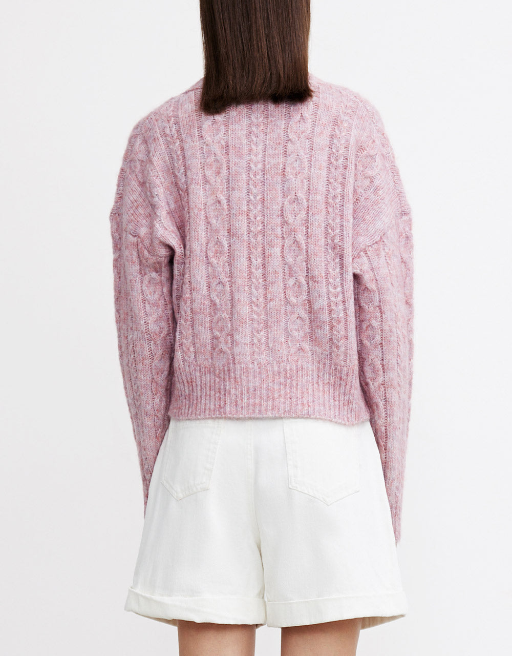 Button Up Cable Knit Cardigans