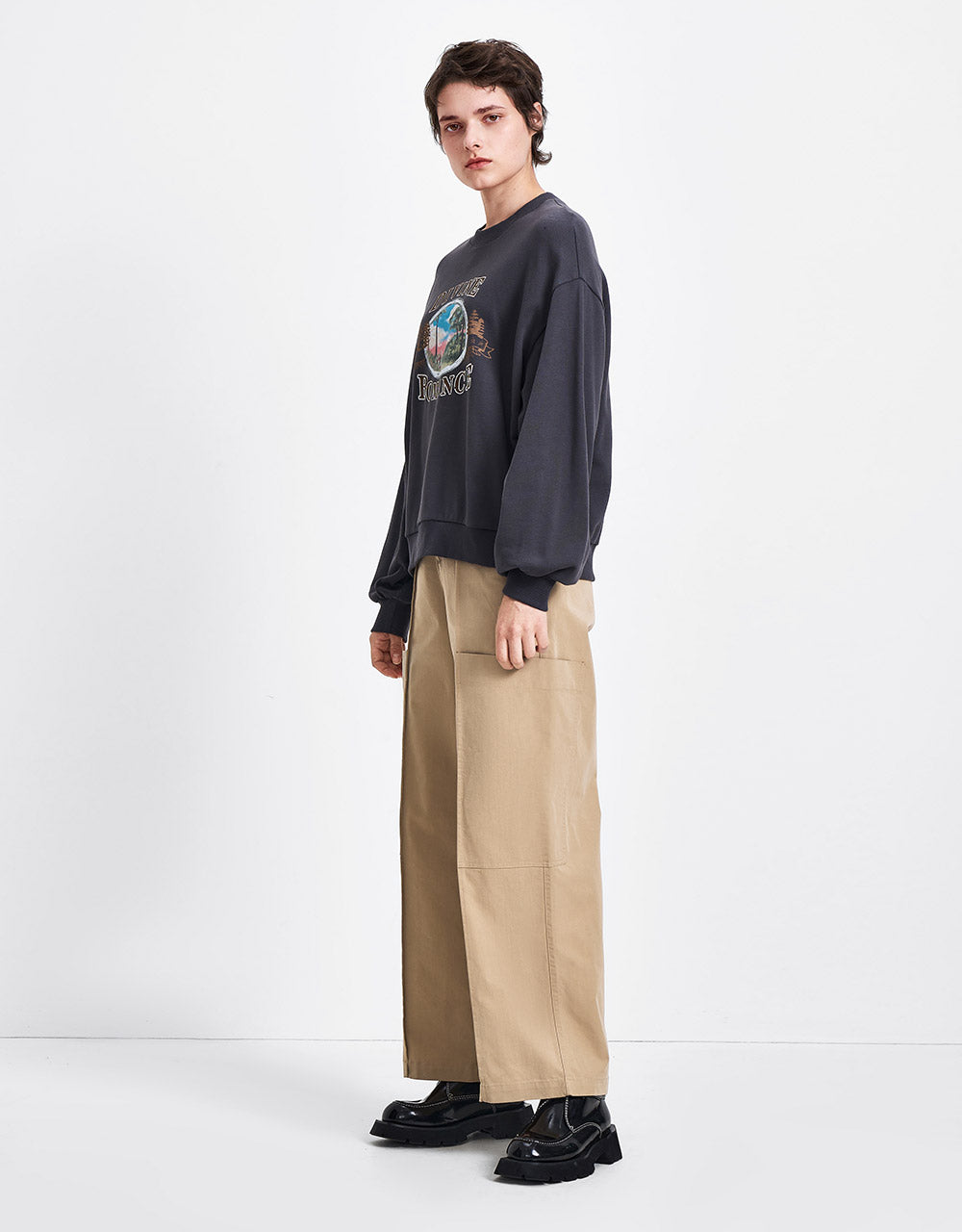 High Waist Wide Leg Pants