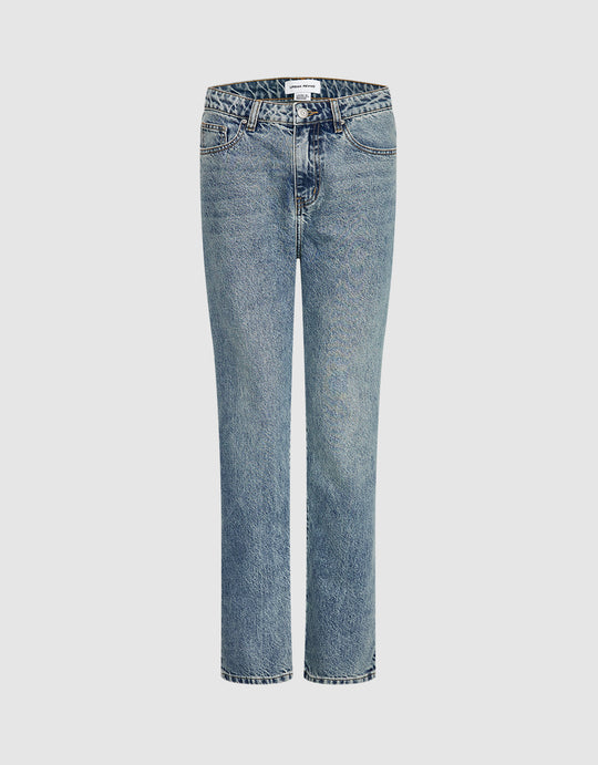 High Waist Straight Jeans