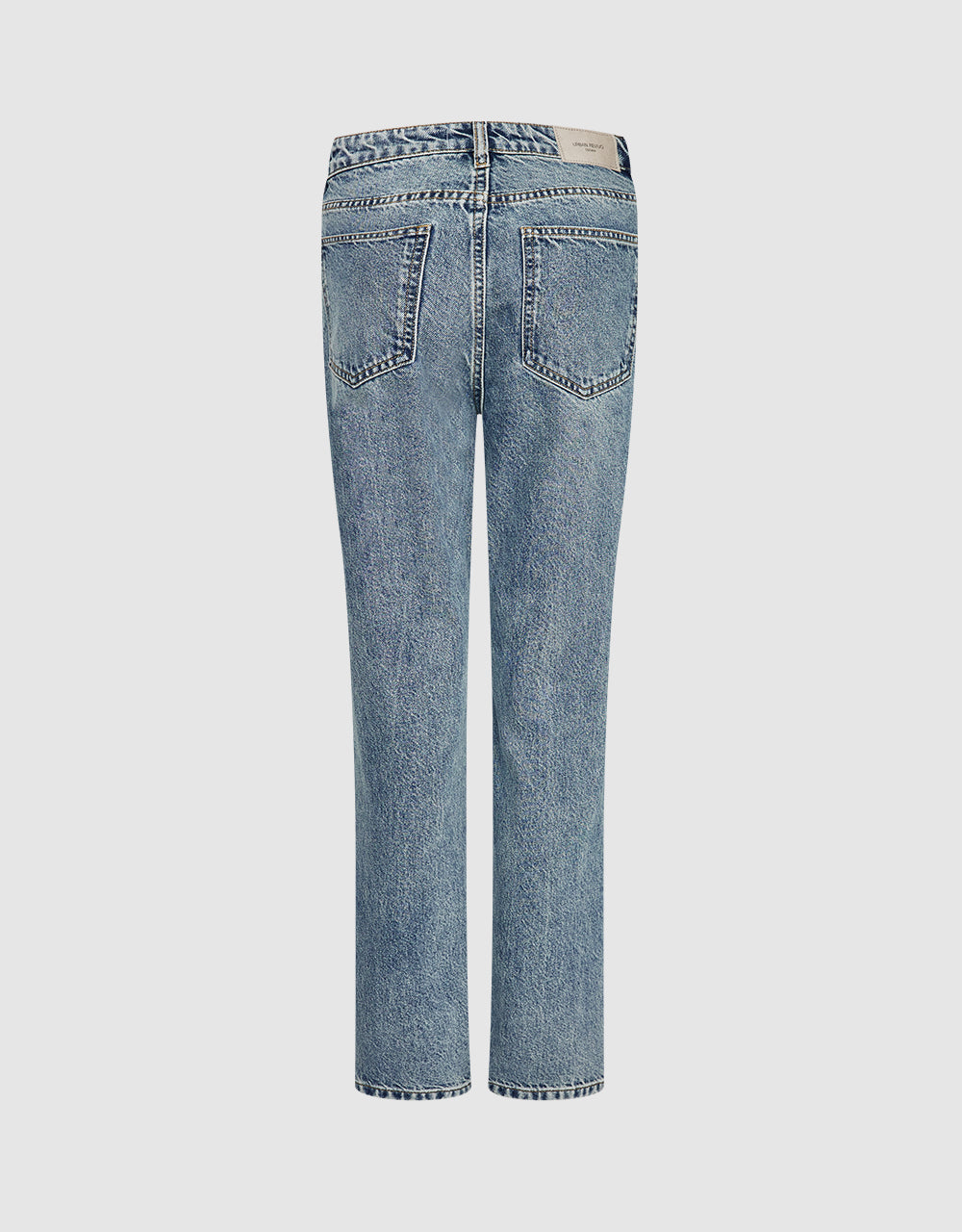 High Waist Straight Jeans