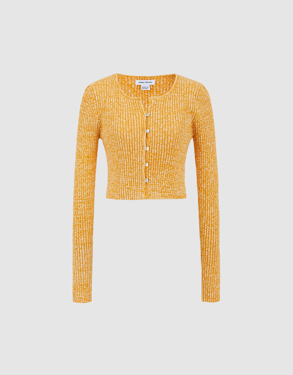 Button Up Cropped Cardigan