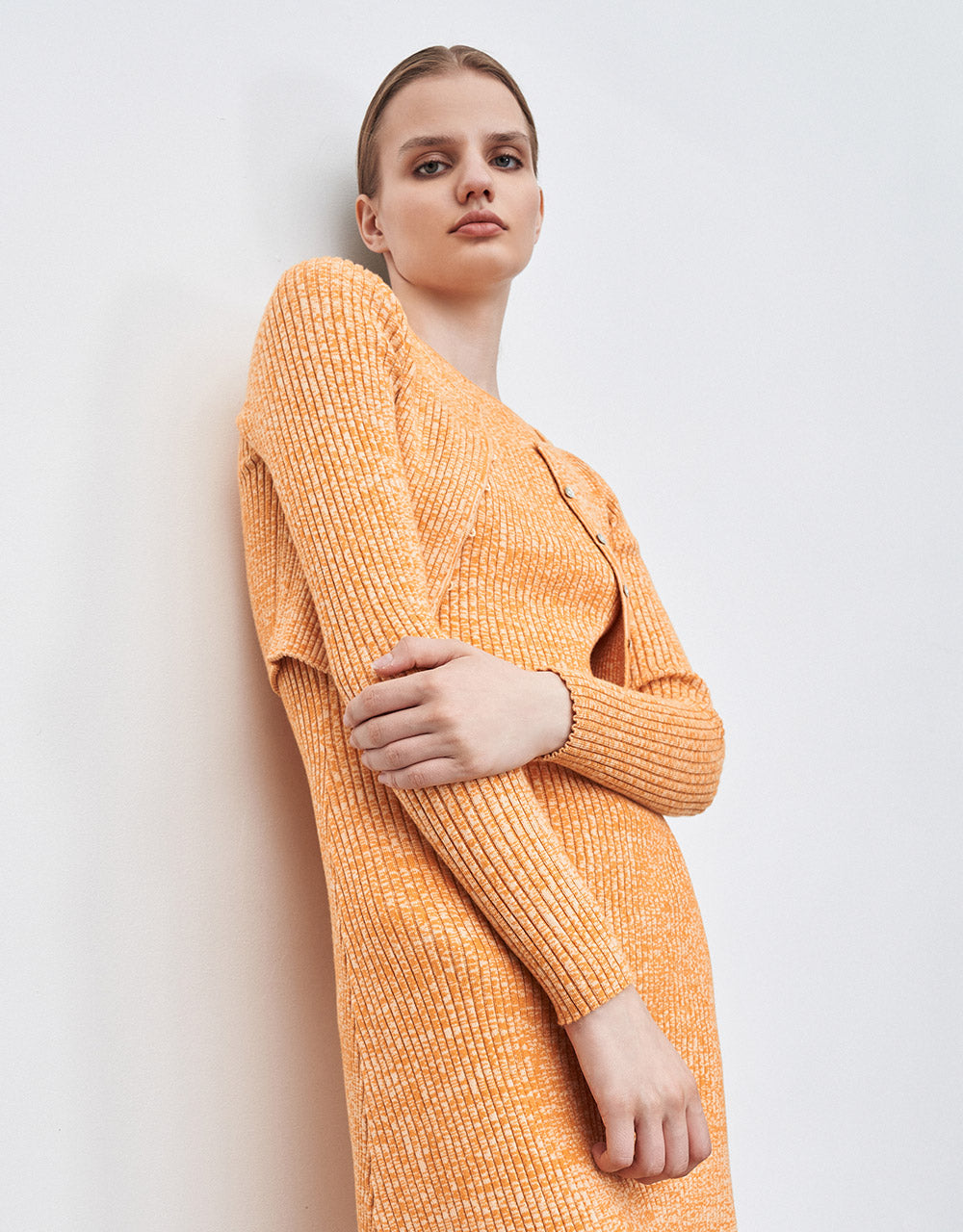 Button Up Cropped Cardigan