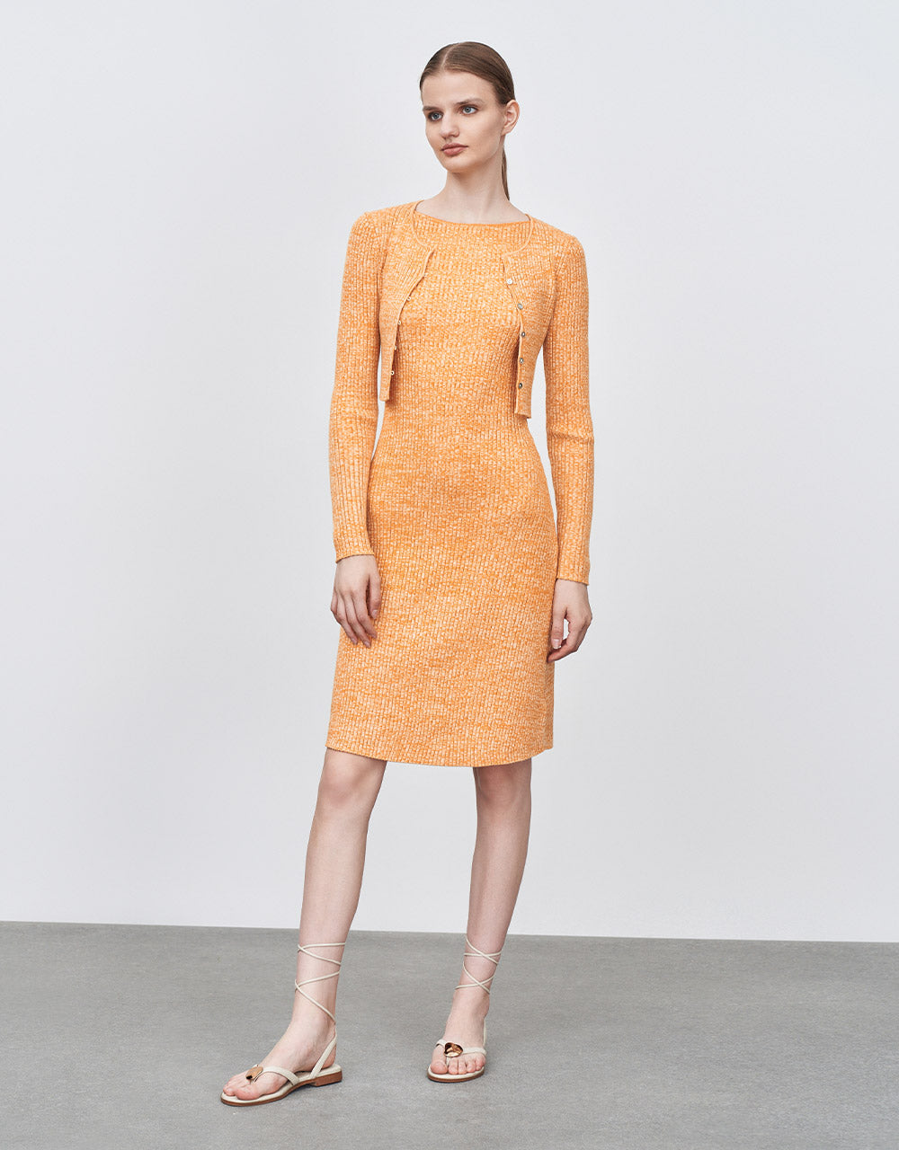 Button Up Cropped Cardigan