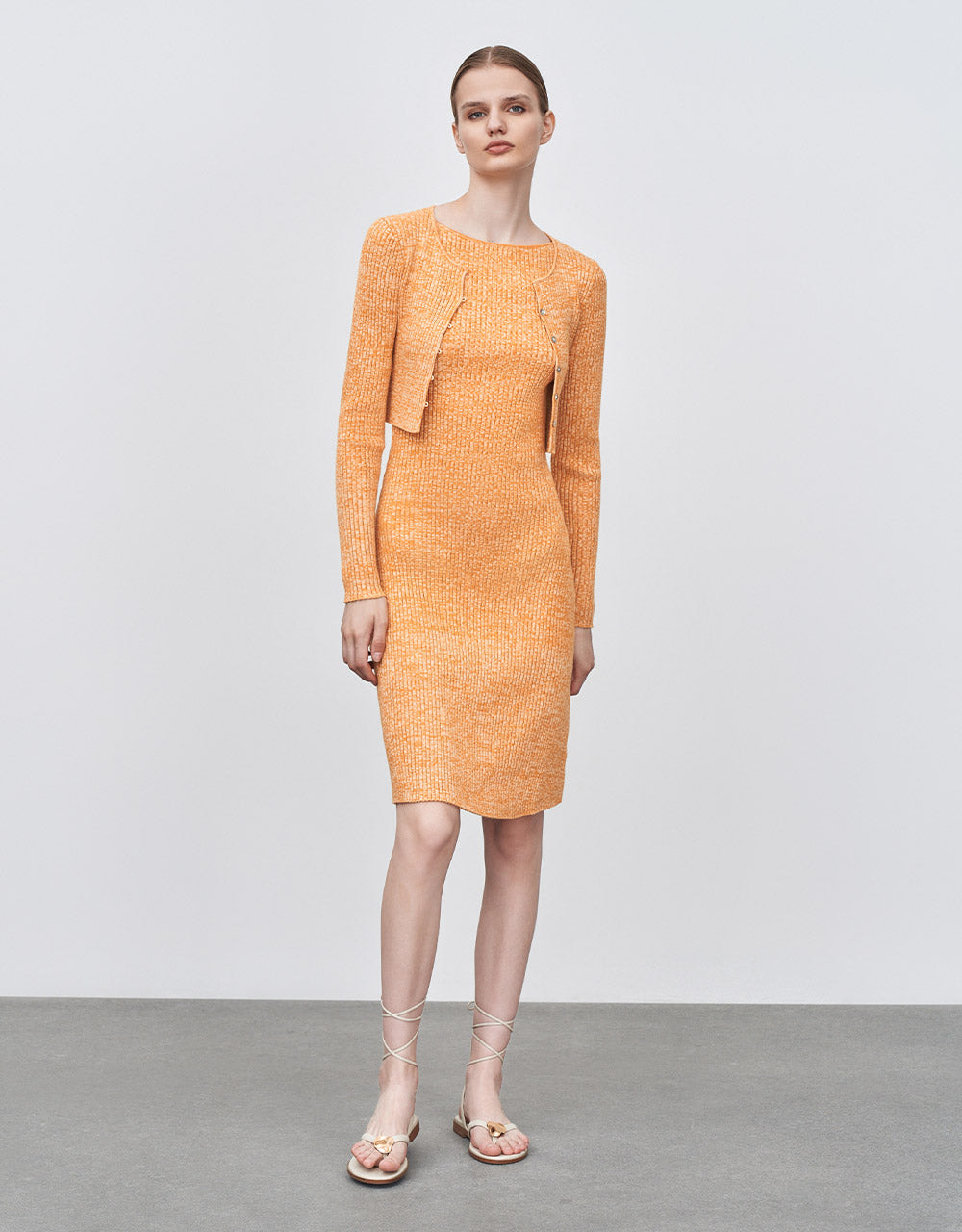 Button Up Cropped Cardigan