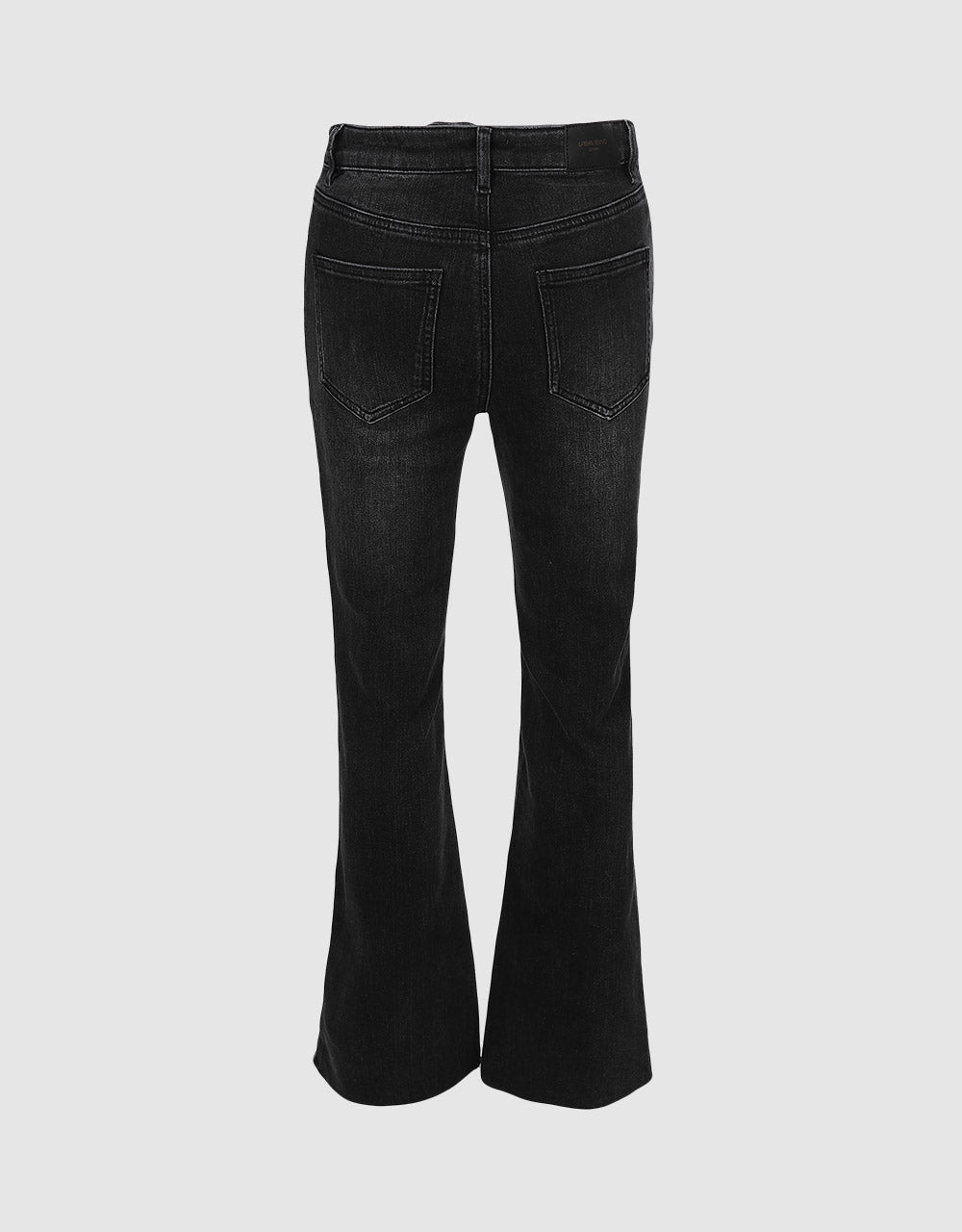 Raw Hem Flare Jeans