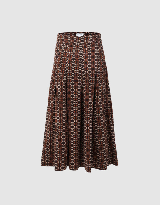 Geometric Long Skirt