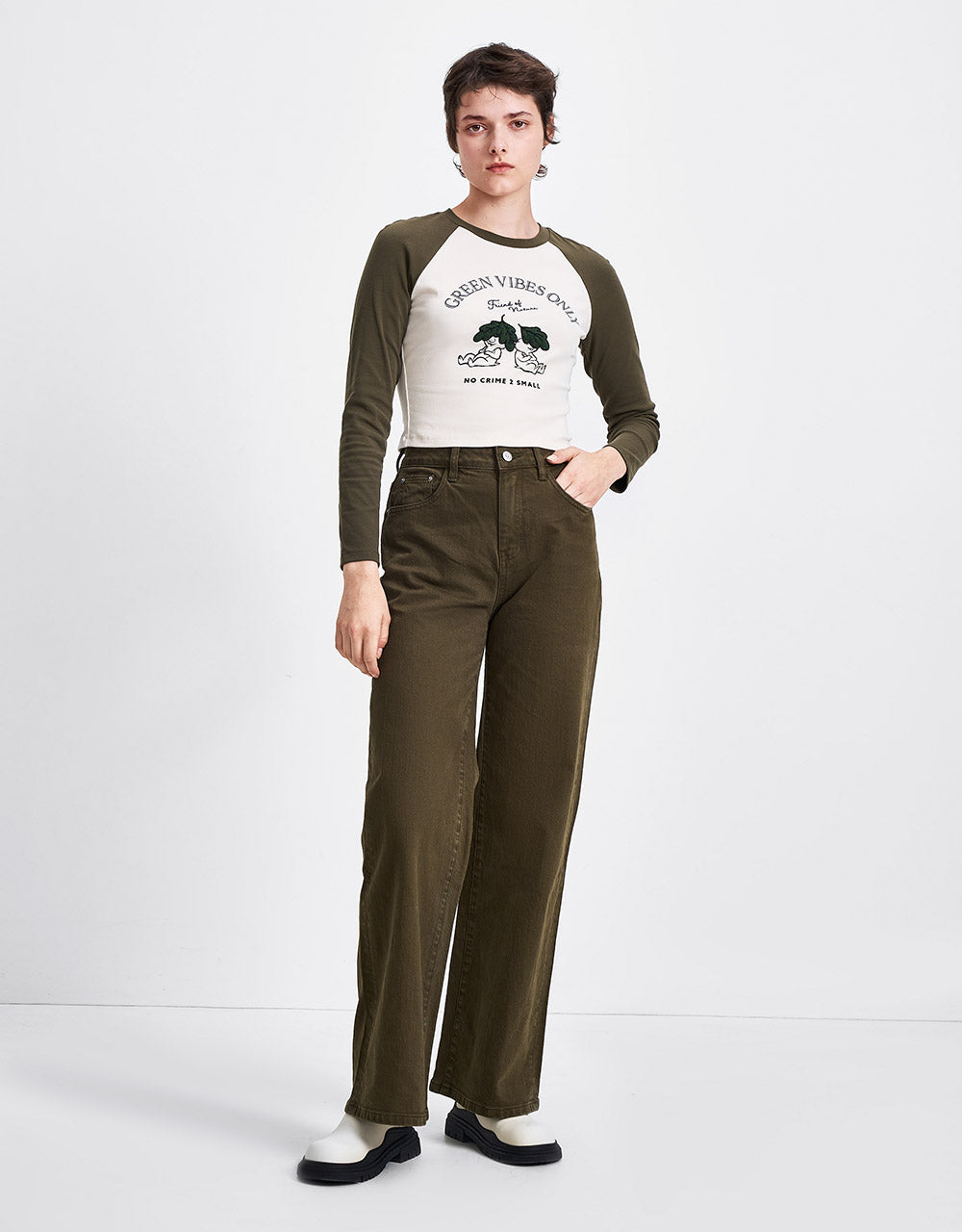 High Waist Wide Leg Jeans