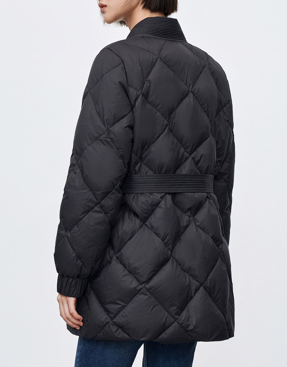 Belted Down Jacket