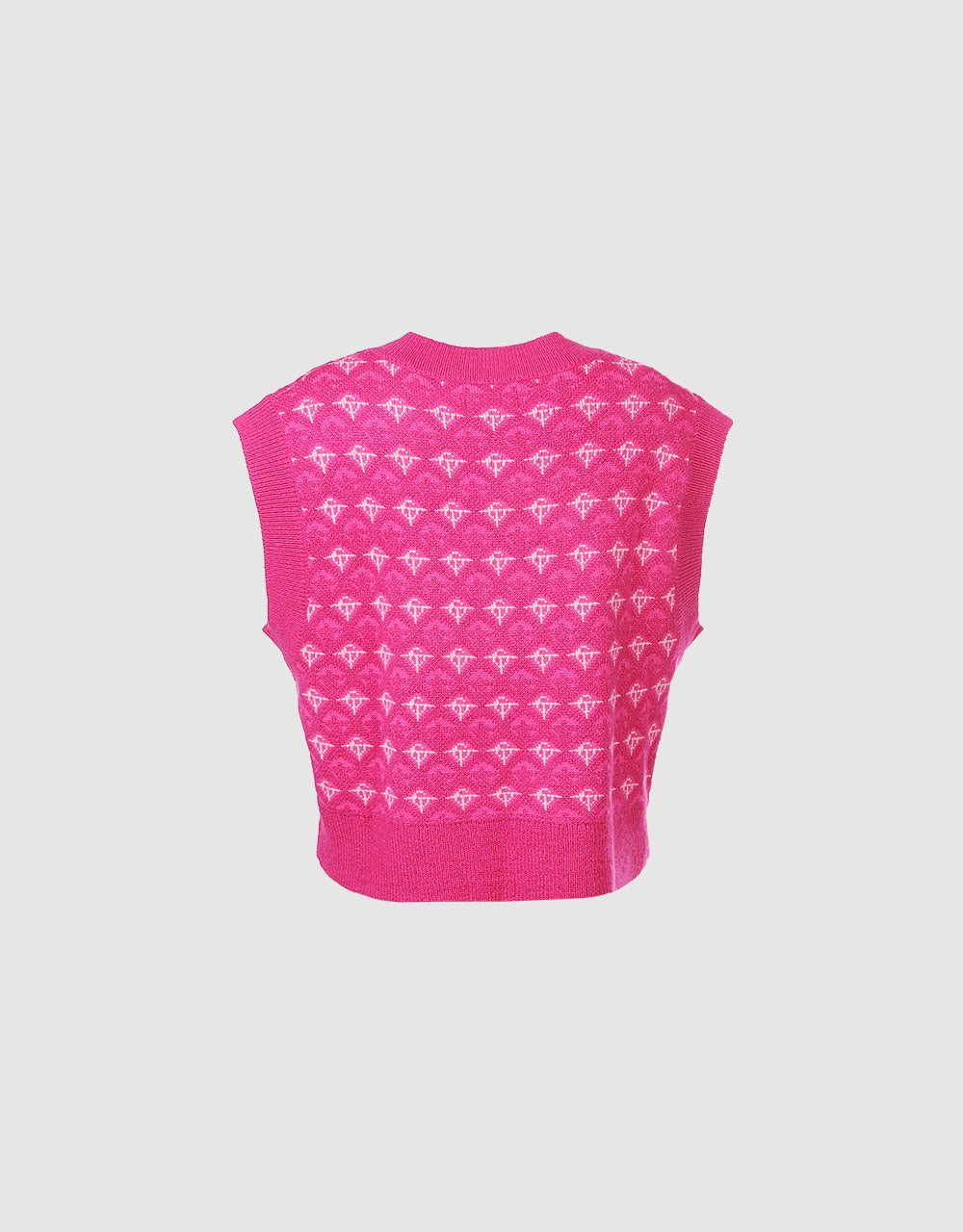 Printed Sweater Vest
