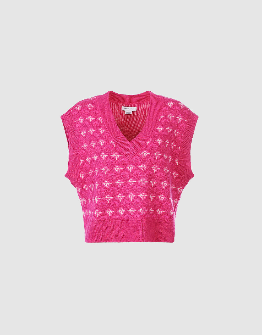 Printed Sweater Vest
