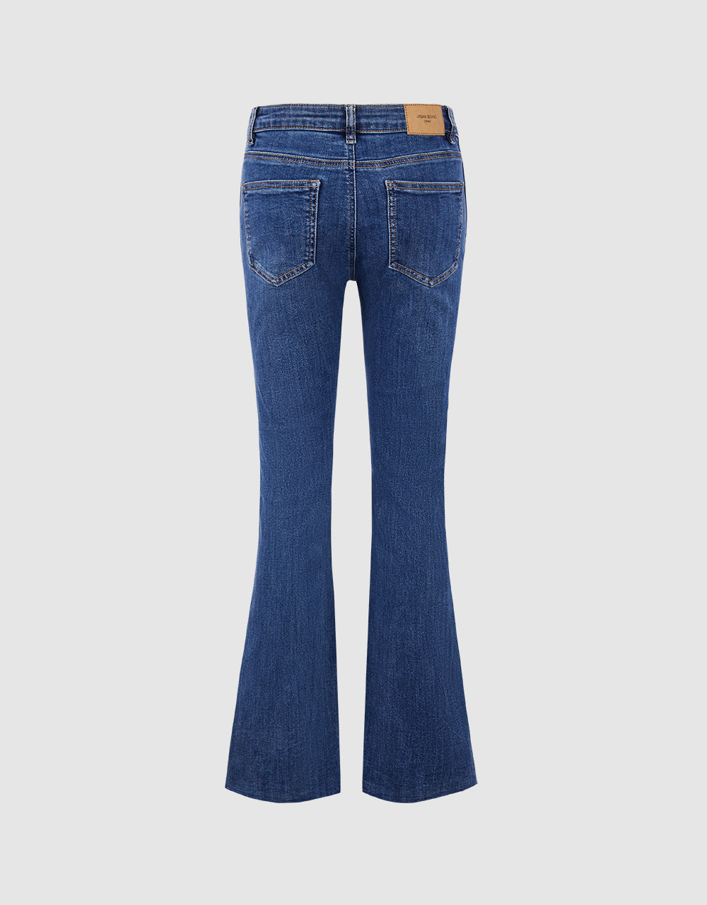 Raw Hem Flare Jeans