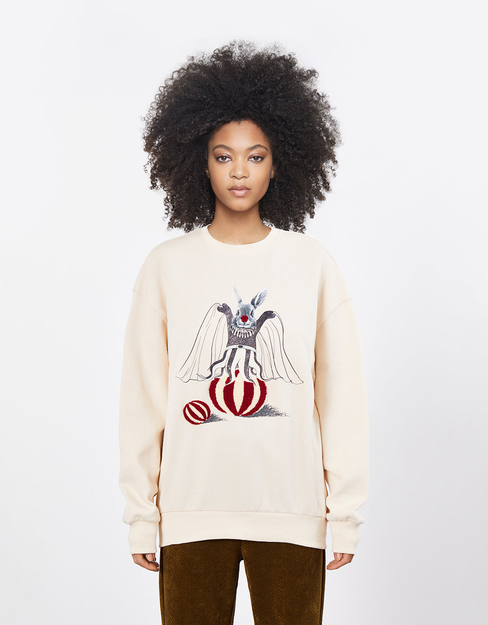 Bunny Print Sweatshirt