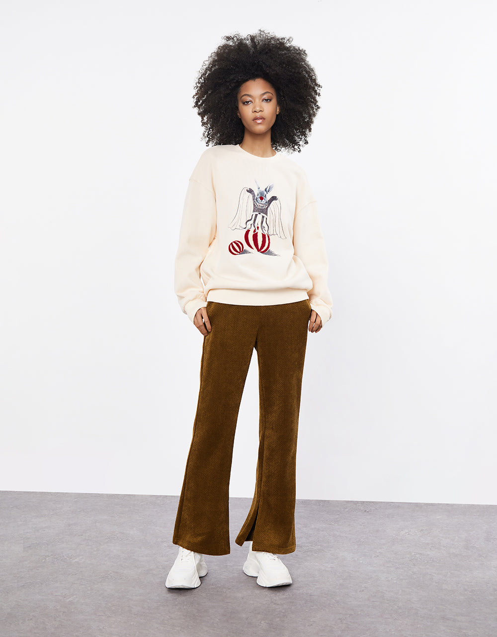 Bunny Print Sweatshirt