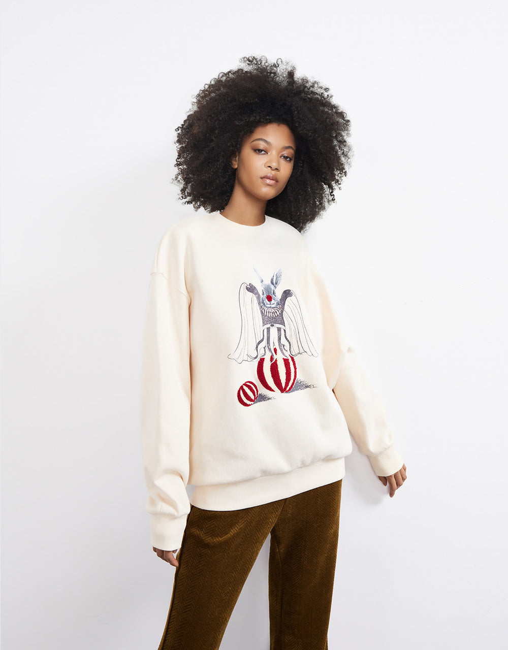 Bunny Print Sweatshirt