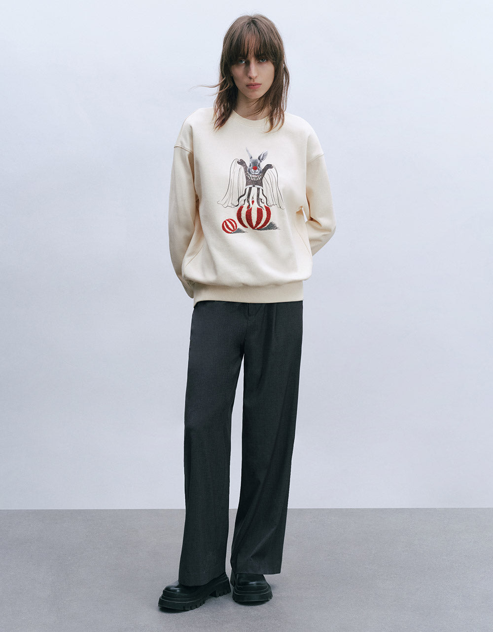 Bunny Print Sweatshirt