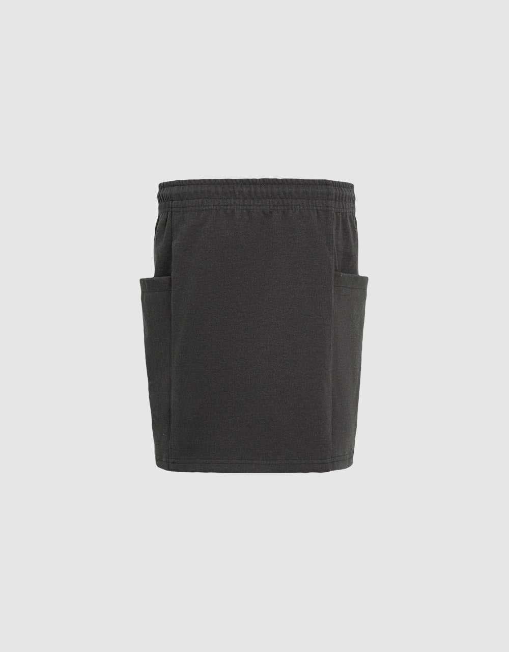 Elastic Waist Mini Skirt
