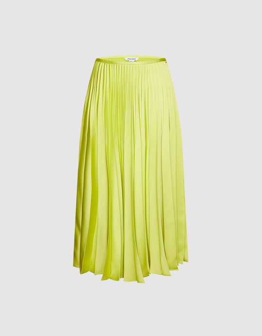 Pleated Midi Skirt