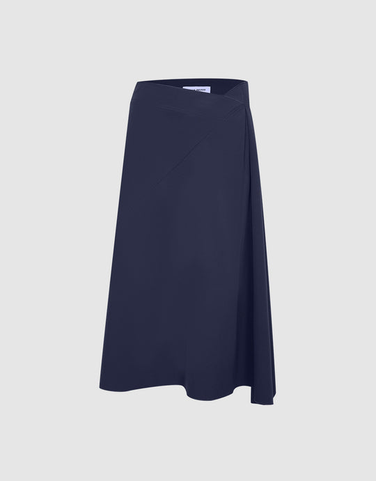 Asymmetrical Plain Skirt