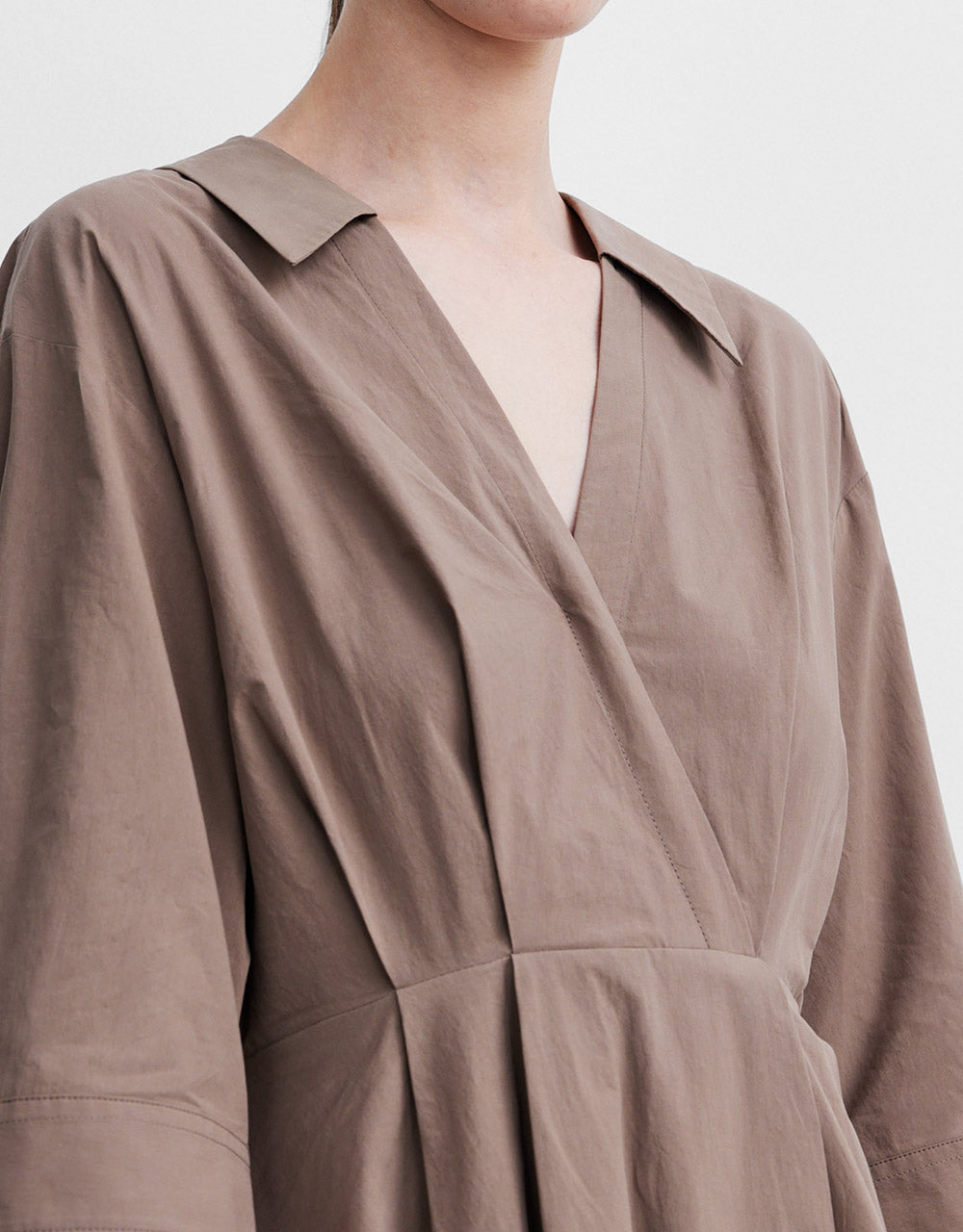 Wrapped Shirt Dress