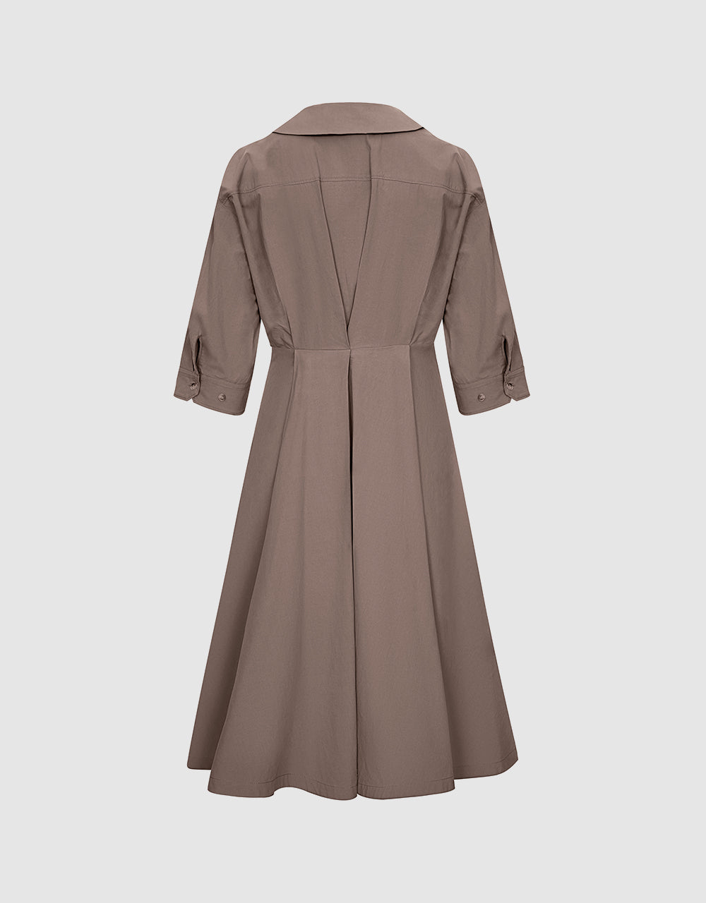 Wrapped Shirt Dress