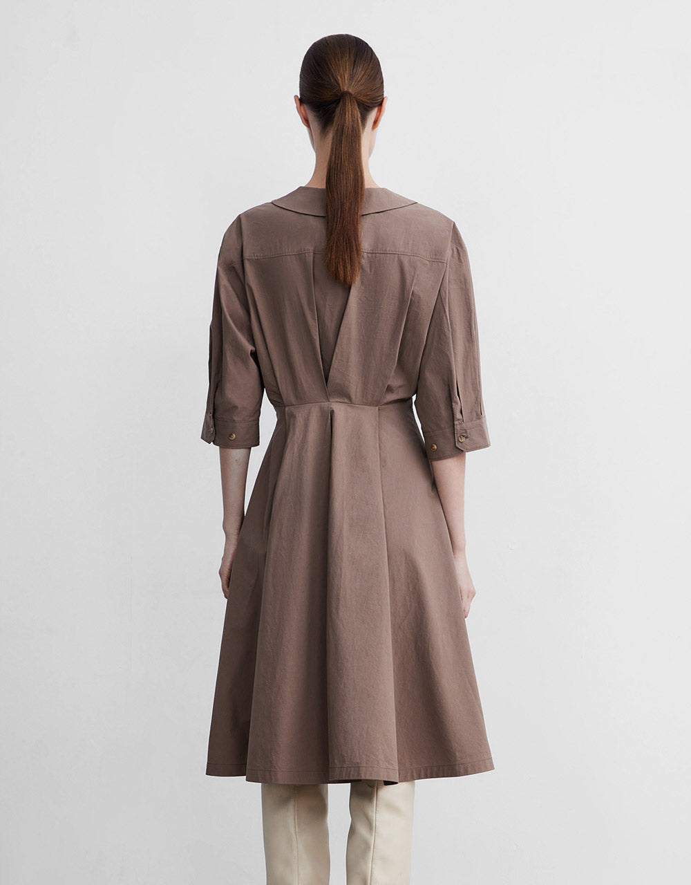 Wrapped Shirt Dress