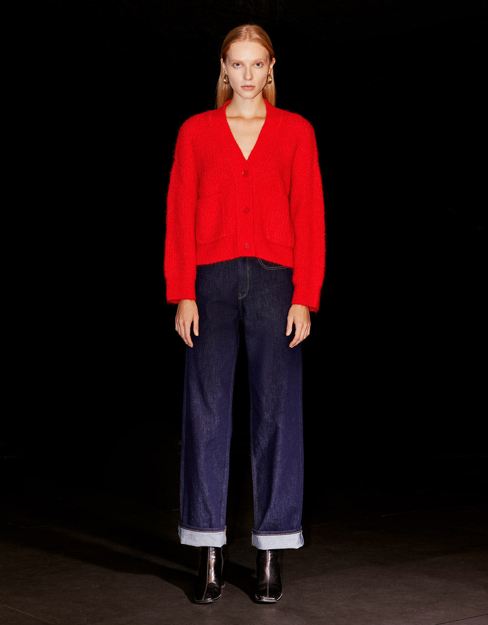 High Waist Straight Pants