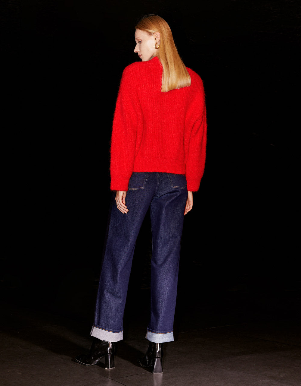 High Waist Straight Pants