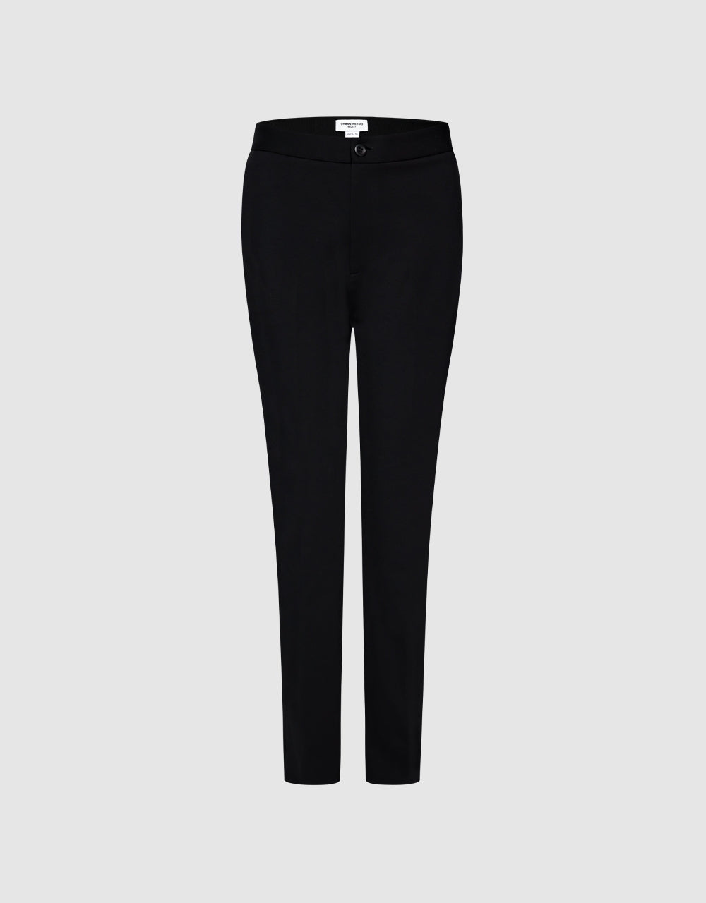 Mid Waist Cropped Straight Pants