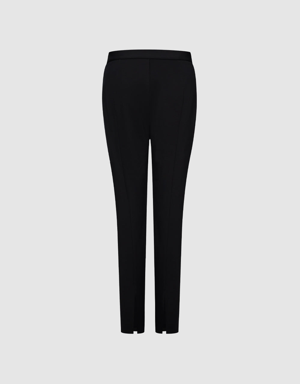 Mid Waist Cropped Straight Pants