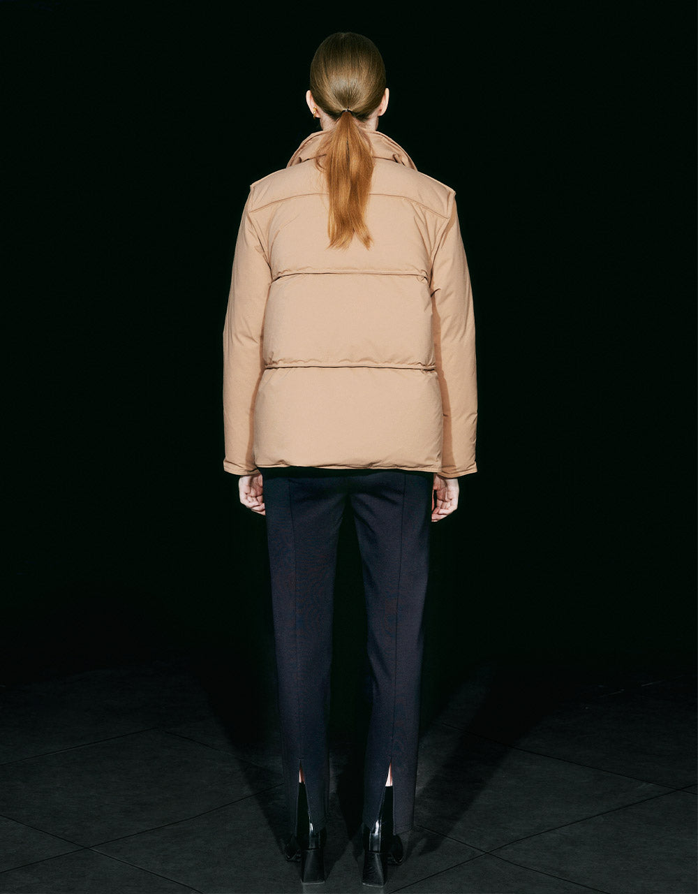 Mid Waist Cropped Straight Pants