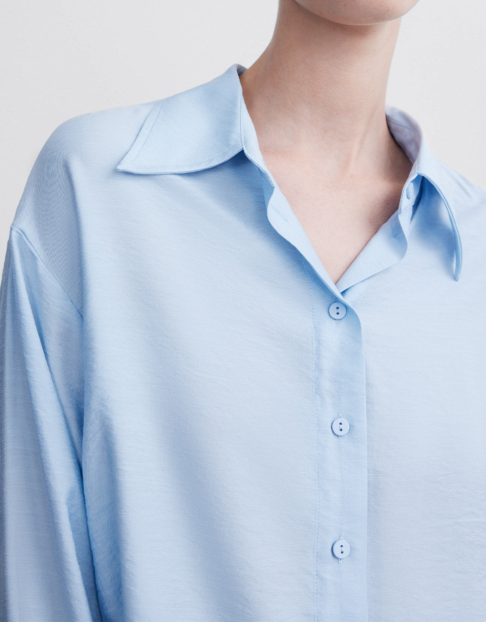 Chiffon Buttoned Shirt