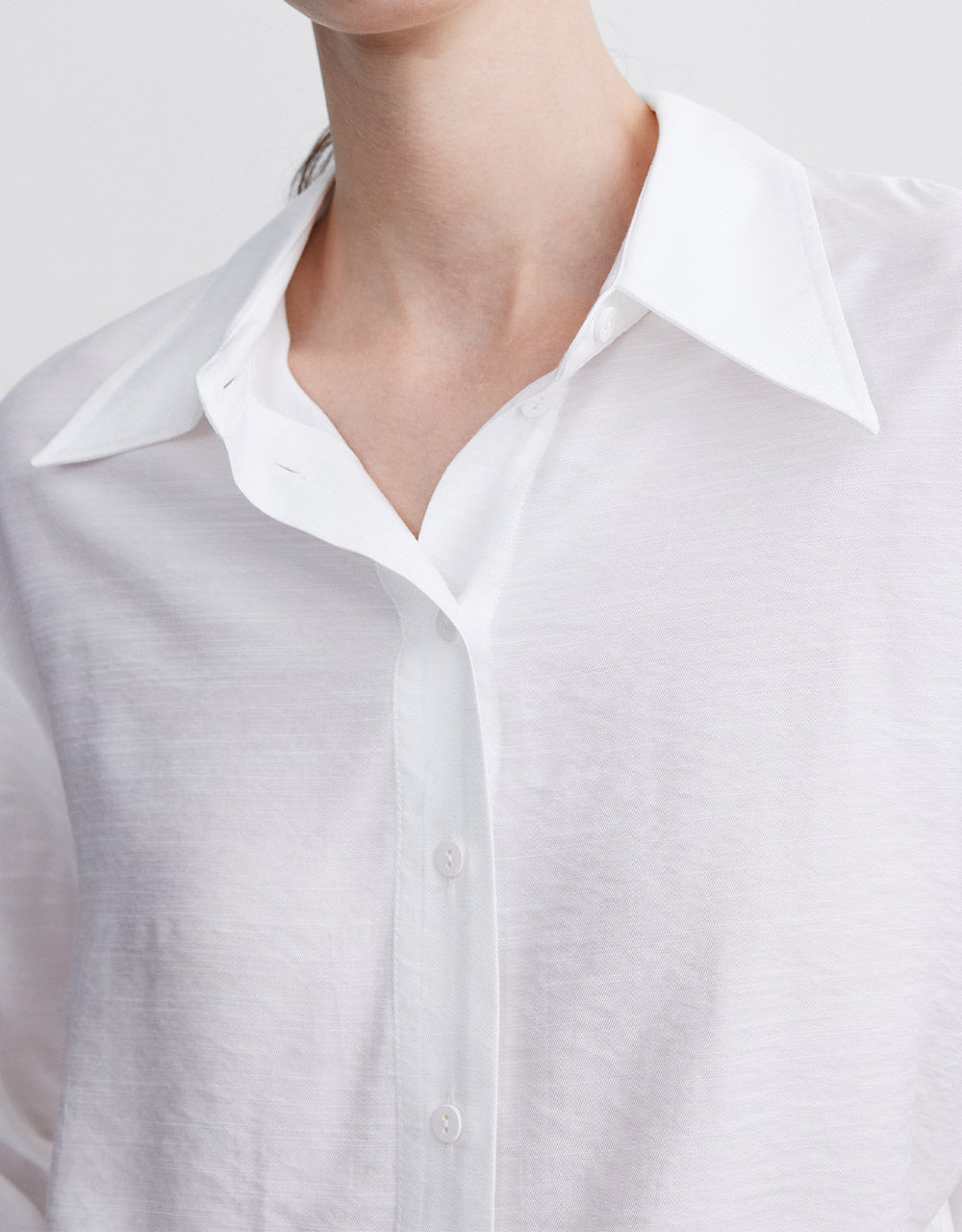 Chiffon Buttoned Shirt