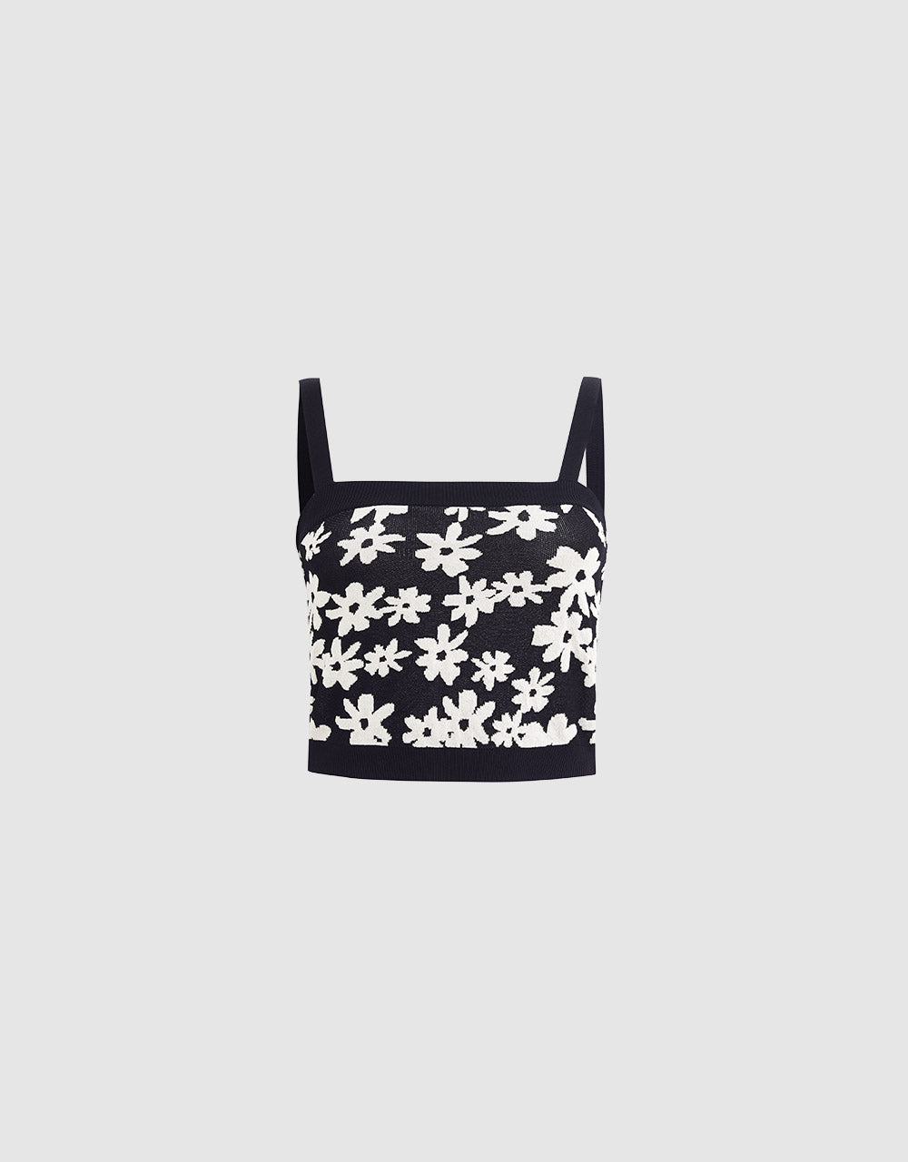 Floral Print Knit Top