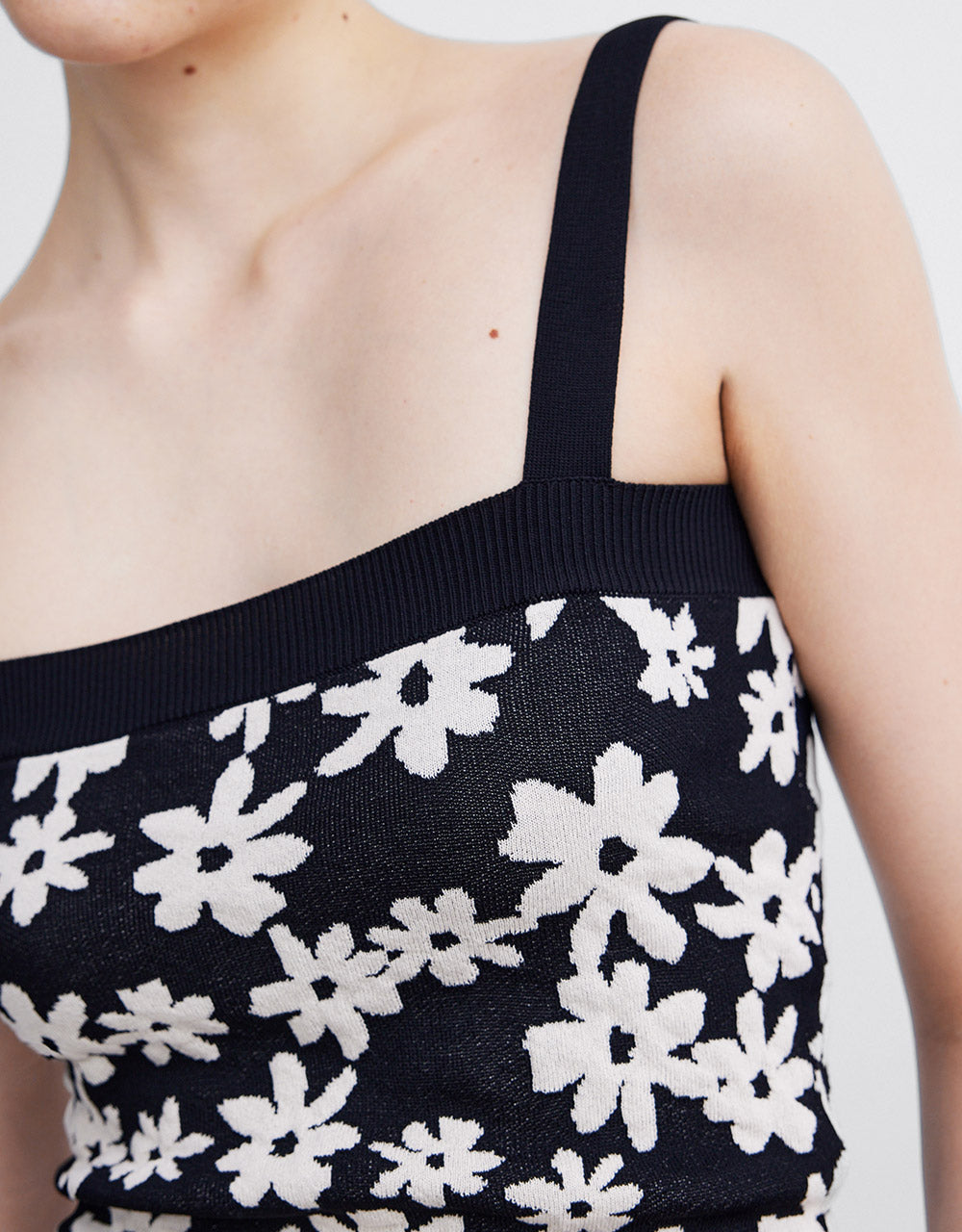Floral Print Knit Top