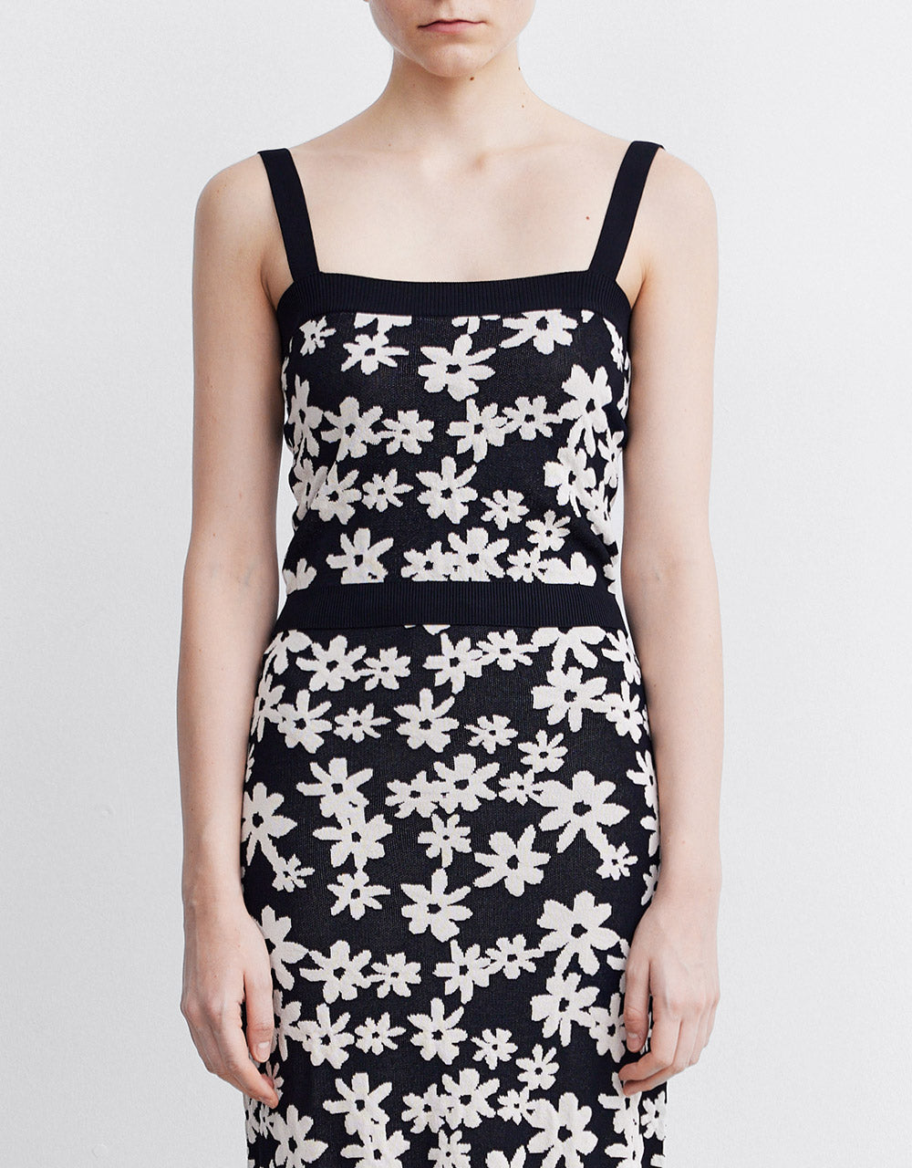 Floral Print Knit Top