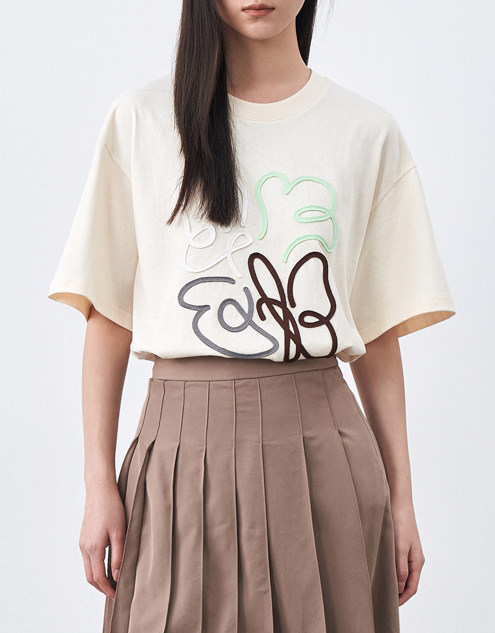 Flower Cotton T-Shirt
