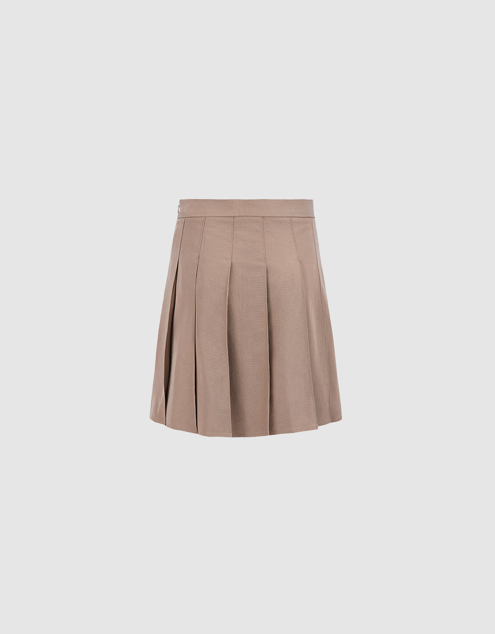Pleated A-Line Skirt