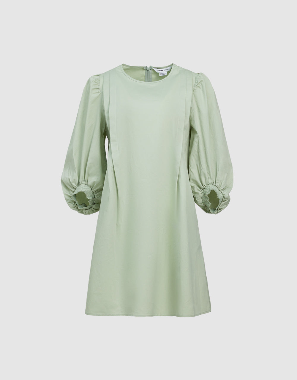 Puff Sleeve Cotton Dress